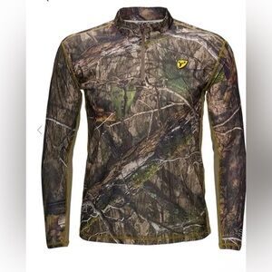 Realtree Edge Shield Series Angatec,1/4 Zip Performance pullover,camo,hunting